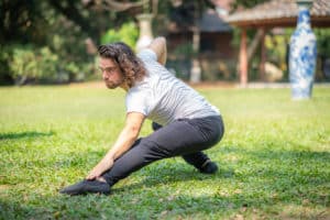 man qigong outdoors